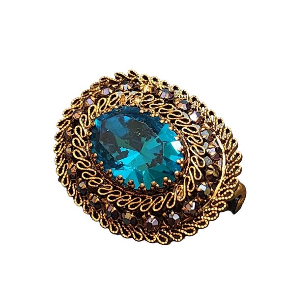 Vintage Signed Beautiful Austria Brooch (A4607) - Picture 2 of 6